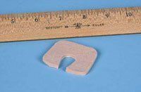 MPAD-020 Felt U-Shaped f/Case llus #701 1/8"Pad 100/Bg Part# MPAD-020 by Superior Felt & Filtration,LLC Qty of 1 Bag