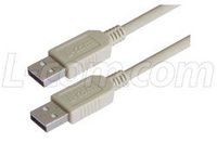 L-com CSMU Series Premium USB Cable Type A male to A male (4 meters)