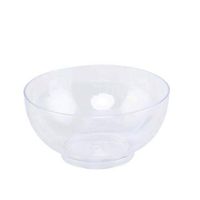 BalsaCircle 96 pcs 2 oz Clear Plastic Mini Round Bowls - Disposable Wedding Party Catering Tableware
