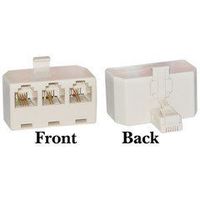 PcConnectTM RJ11 / RJ12, Line 1, Line 2, Line 1 + 2, 1 Plug to 3 Jack T Adaptor