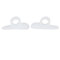 Pro11 Wellbeing Toe Crests Gel - Helps Hammer, Claw and Mallet Toes.1 Pair Two Sizes X-Large/White