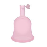 LWWOZL Menstrual Cup | Reusable Silicone Menstrual Cup | Leakproof Washable | Size Optional (Color : Pink, Size : 2.8×1.8in)