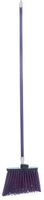 Carlisle 4108368 Sparta Duo-Sweep Unflagged Angle Broom with Fiberglass Handle, 54" Length, Purple