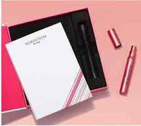 Stationery Box with "Beauty" Notepad and Unfilled Perfume Atomizer Gift Set
