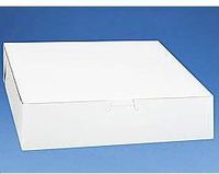 Cakesupplyshop Packaged Strong Superior Quality 8 X 8 X 5 White PIE & Cupcake Non-window Boxes - 25pack