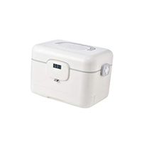 Cabilock Smart Aid Kit Dustproof Portable Medical Container Storage Organizer Box for Travel Office Home (Grey)