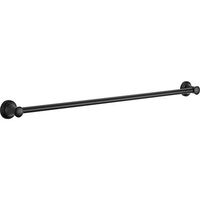 Delta Faucet 41742-BL Transitional Concealed Screw ADA-Compliant Decorative Grab Bar, 42 inch, Flat Black