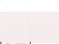 PT# -7979 PT# # 7979- Paper EKG/ECG 3-Channel Perforated 8.5x5.5" Orange Grid 300/Pk by, Burdick