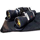 Binoculars Day/Night 20x60 Outdoor Chrome w/Pouch by Perrini