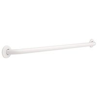 Franklin Brass 5742W 1-1/4-Inch x 42-Inch Concealed Mount Safety Bath and Shower Grab Bar, White