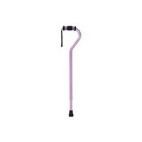 Standard Offset Walking Cane Adjustable Aluminum Purple
