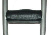 Thomas Fetterman Leather Saddle Grips for Crutches, Black, Pair