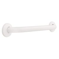 Franklin Brass 5718W 1-1/4-Inch x 18-Inch Concealed Mount Safety Bath and Shower Grab Bar, White