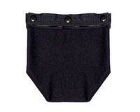 OstomyPockets Black-Snap on Pocket Snaps onto Your OWN Lightweight Underwear. Supports ostomy Bag and Protects Skin; Also Great for Sleeping; Soft Wicking Fabric; Underwear NOT Included