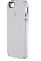 Speck Products CandyShell Glossy Case for iPhone 5 - Retail Packaging - White/Grey