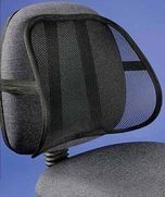 PrimeTrendz TM Breathable Lumbar Mesh Back Support for Chairs, Home, Work, and in The car.