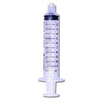 General Purpose Syringe - 10cc Luer Lock Tip, NO Needle - Box of 100