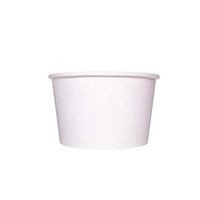 Karat C-KDP28W 28 oz. Food Container - White (Case of 600)