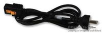 VOLEX VL-2636-33-200 POWER CORD, IEC60320C-19, 2M, 16A, BLACK