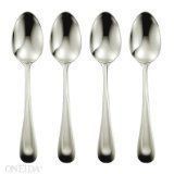 Oneida Satin Sand Dune Everyday Flatware Teaspoons, Set of 4