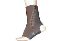 Alpha Medical Neoprene Slip-On Ankle Support with Zipper (Medium)