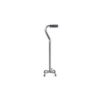 Small Base Quad Cane, McKesson, Steel 30 to 39 Inch Height Chrome, 146-10301F-4 - Case of 4