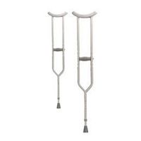 Drive Heavy Duty Steel Crutches - Adult (5'2"-5'10") adjusts 47"-55" Steel Crutches - Model 562102
