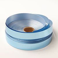 Krafty Klassics 1 Roll of Metallic Finish Poly Ribbon (Pastel Blue)