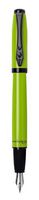 Platignum Studio Fountain Pen in Lime Green with Blue Ink and Gift Box