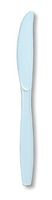 Creative Converting Touch of Color Premium 24 Count Plastic Knives, Pastel Blue