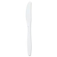 SOLO GBX6KW0007BX Guildware Extra Heavyweight Plastic Knives, White, 100/Box