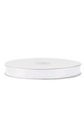 Organza Ribbon in White Sheer Silky Finish 5/8W Inch x 200 Yds. Per Roll