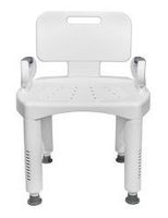 McKesson Bath Bench 21-1/4 Inch Seat Width 350 lbs. Weight Capacity