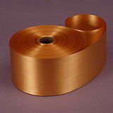 Krafty Klassics 1 Roll of Fabric Embossed Floral Poly Ribbon (2 3/4" x 100 Yds, Flat Gold)