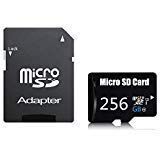 256GB Micro SD SDXC Memory Card High Speed Class 10 with Micro SD Adapter