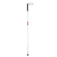 Aluminum Foldable Reflective Cane Portable Anti-Shock Guide Walking Stick for Vision Impaired and Blind People
