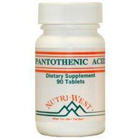 Nutri-West - Pantothenic Acid 90 Tablets