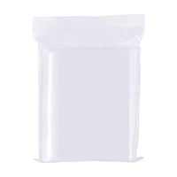 BENECREAT 50 Pack 3 Mil Clear Resealable Heavy Duty Plastic Reclosable Zipper Bags - 7" x 10"(17 x 25cm) for Food Craft Storage