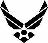 Chase Grace Studio USAF Air Force Military Airman Vinyl Decal Sticker|Black|Cars Trucks Vans SUV Laptops Tool Box Wall Art|5.5" X 5"|CGS256