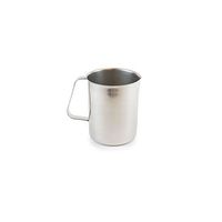 Medegen Medical Products 81020 Patient Bedside Pitcher, Straight-Sided, Stainless Steel, 2 Quart Capacity, 5-1/8" x 4-3/4" x 6-3/8"