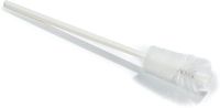 Carlisle 4146000 Spectrum Plastic Handle Tufted Quart Bottle Brush, Polyester Bristles, 3"" Bristle Diameter, 7"" Brush Length, 24"" Overall Length