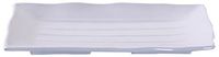Yanco OK-2412 Osaka-1 Plate, Rectangular, 11" Length, 8" Width, Melamine, White Color, Pack of 36