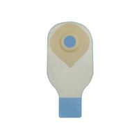 EI7612328 - Genairex Inc Securi-T USA 12 1-Piece Extended Wear Drainable Pouch Pre-Cut 1-1/4 Transparent 1 Curved Tail Closure