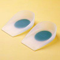 Hely & Weber 327-S Heel Cups Silicone With Spur Pad SM 1/Pr