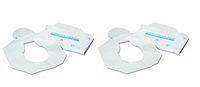 HOSPECO HG1000 Health Gards Toilet Seat Covers, Half-Fold, White, Pack of 250 (Case of 4) (Twо Pаck)