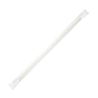 Karat C9006 7.5" Jumbo Straws (5mm Diameter), Poly-Wrapped, Assorted, Striped Colors (Case of 8000)