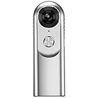 360 Degree Action Video Camera - Features Dual Wide Angle Fisheye Lens and Provides A 3D VR Panoramic Full HD 2K Camcorder Video Experience - Comes w/Tripod - Silver Color