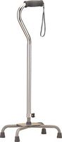 NOVA Medical Products Quad Cane with Large Base, Silver, 3 Pound