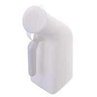 HEALLILY Men's Chamber Pot Portable Silicone Urinal Bottle Urinal Funnel Emergency Toilet for Agedness