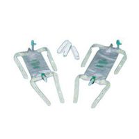 Dispoz-a-Bag Leg Bag with Flip-Flo Valve, Tubing and Straps, 32 oz. - 1 Each / Each